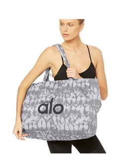alo alo yoga yoga bag shoulder bag canvas bag unisex large capacity shopping bag sports fitness bag  - Image 3