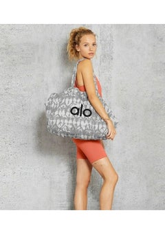 alo alo yoga yoga bag shoulder bag canvas bag unisex large capacity shopping bag sports fitness bag  - Image 5