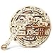 UGEARS Mechanical Monowheel 3D Puzzle Kit Movable Unicycle Wooden Puzzle Craft Set and Thinking Task for Adults 3D Model Kit Made of Wood Idea - Image 2