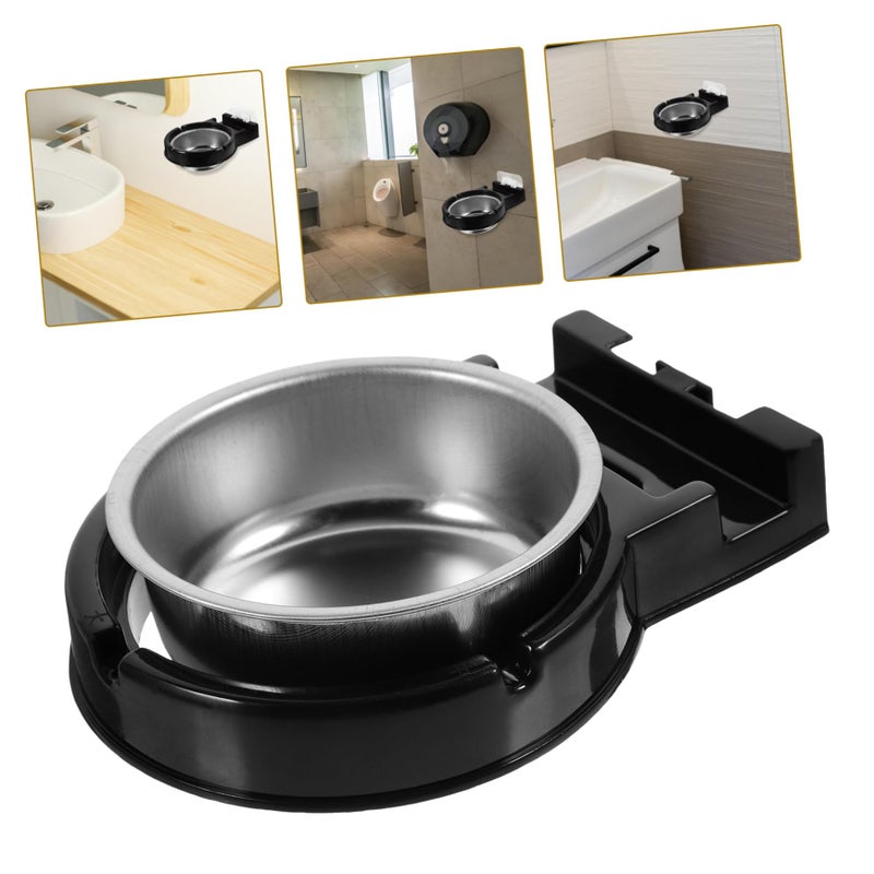 Wall Mounted Stainless Steel Ashtray Space Saving Design for Home Bar and Restroom - Image 4