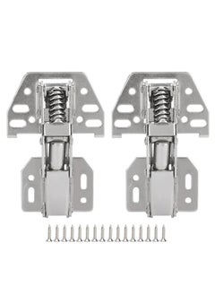 Thoraya 2Set Cabinet Hinge Bridge Shaped Spring Hinge for Cupboard Closet Furniture Home Improvement  - Image 1