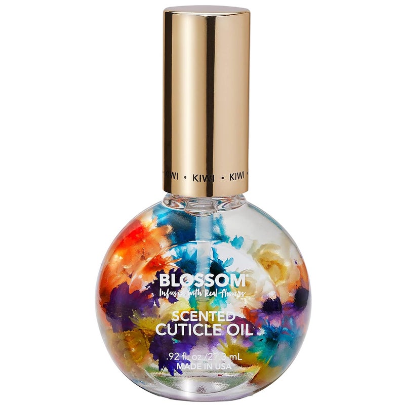 Blossom Cuticle Oil for Nails Hydrating Moisturizing Scented Nail Oil Cuticle Care Infused with Real Flowers Made in USA 092 fl oz Kiwi