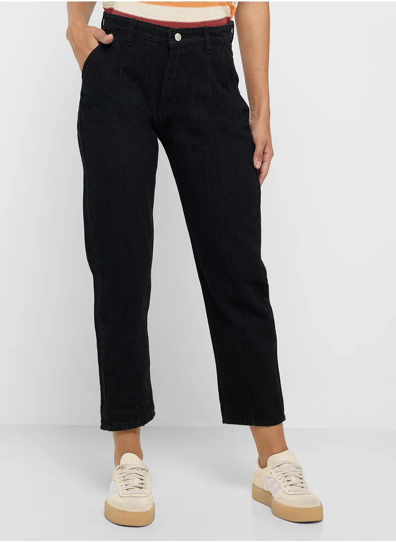 Ginger High Rise Tapered Jeans