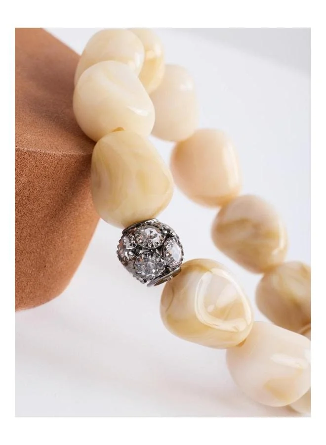 Jimmy Key  Modern Bracelet with Stone Beads. for Women | Best Price UAE