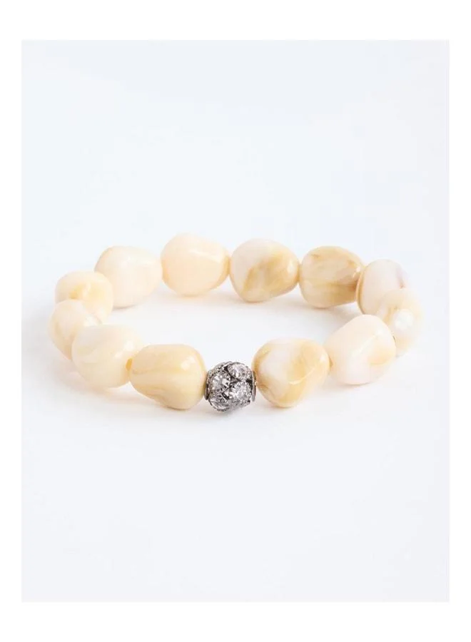 Modern Bracelet with Stone Beads.