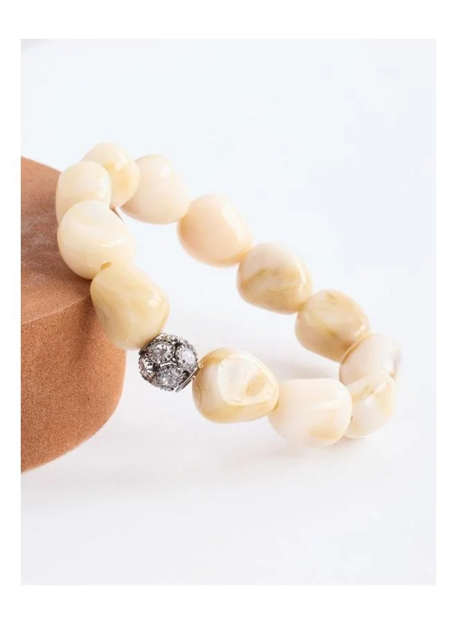 Jimmy Key  Modern Bracelet with Stone Beads. for Women | Best Price UAE