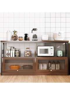 AGD Coffee Cabinet, Large Capacity Coffee Table, Modern Minimalist Style Home Coffee Corner, Suitable for Living Room or Office  - Image 2