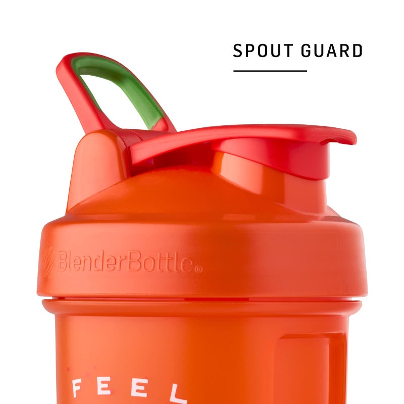 BlenderBottle Just for Fun Classic Shaker Bottle Perfect for Protein Shakes and Pre Workout, 28-Ounce, Avo Cardio - Image 5