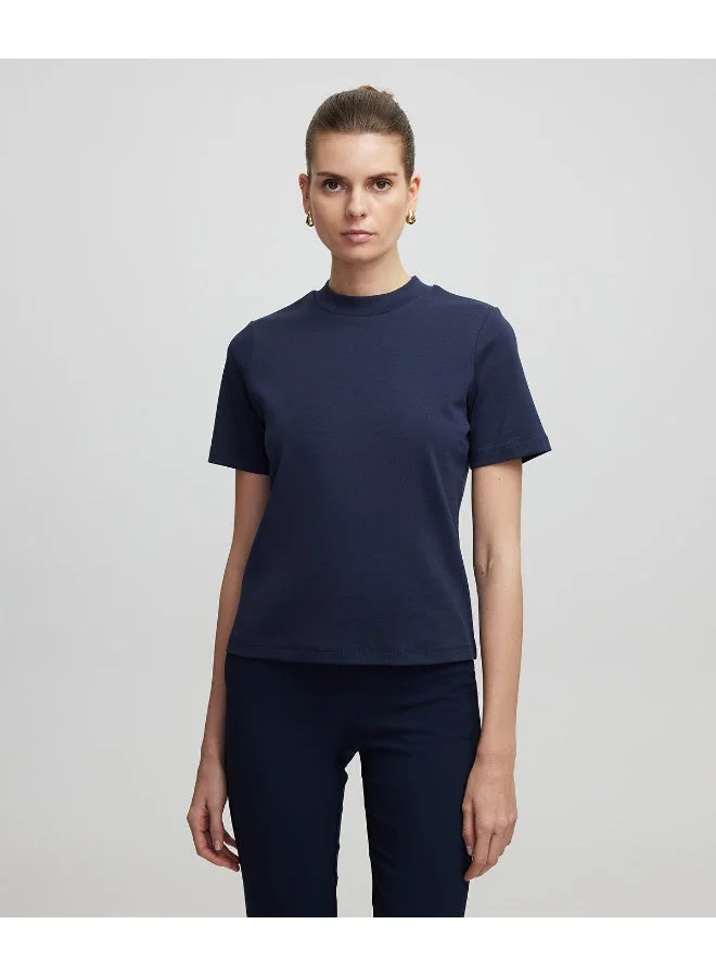 إبيكيول High Neck Basic T-Shirt