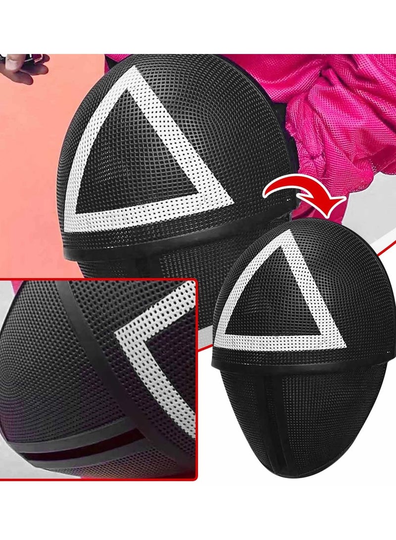 Y&D Men and Women Toy Masks Masquerade Party Accessories Props Triangle  - Image 2