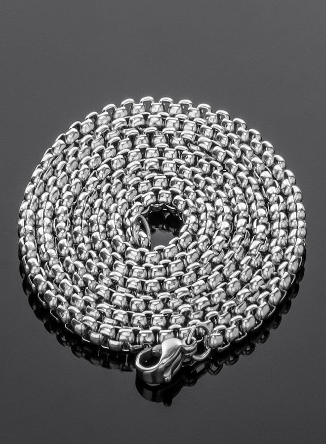 Szxc قلادة Szxc Jewelry بتصميم رأس ذئب، سلسلة مخصصة للأزواج، 20 بوصة + 24 بوصة - Image 5