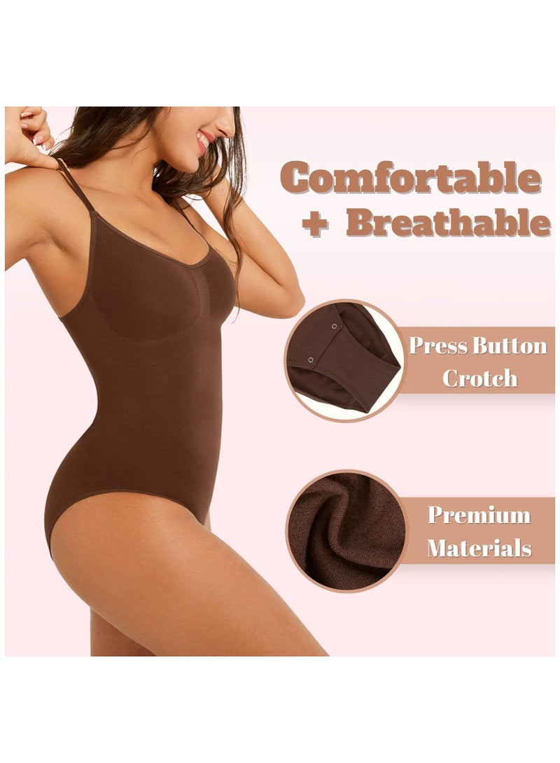 SYOSI Female Bodysuit, Women's Shapewear Bodysuit, Sculpting Snatched Waist Snatched Shapewear Bodysuit, Sexy Tummy Control Body Shaper, Seamless Shapewear Bodysuit, Body Shaper Tank Top - Image 5