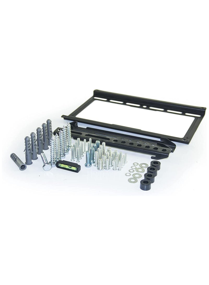 Fixed TV Wall Mount Bracket for 17-55 Inch LED LCD OLED QLED Flat Screen TVs, Holds up to 55 Lbs with VESA 200x200, Lockable Safety Bar, Easy Installation - Image 4