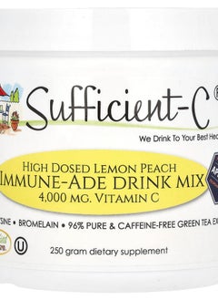 Sufficient-C High Dosed Immune-Ade Drink Mix Lemon Peach 250 g 