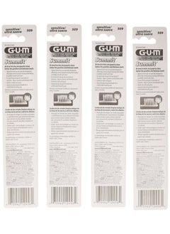 SUNSTAR Sunstar 509P GUM Summit+ Toothbrush, Compact Head, Sensitive Bristle (Pack of 12)  - Image 2