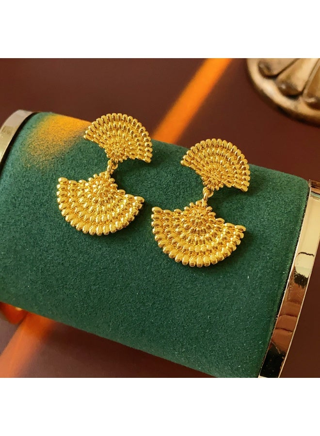KUYING Trendy Design Earrings With A Sense Of Temperament And Atmosphere 