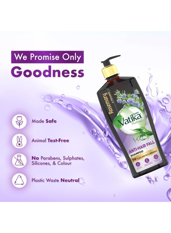 دابر شامبو دابر فاتيكا بإكليل الجبل والأعشاب البحرية ضد تساقط الشعر - 640 مل|يقلل من تساقط الشعر|يحفز نمو الشعر وكثافته|تم تصنيعه بالتعاون مع أطباء الجلدية|خالٍ من الكبريتات والسيليكون والبارابين|خالٍ من التجارب على الحيوانات - Image 3