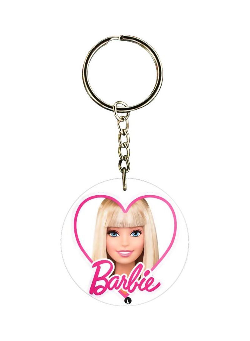 Barbie Printed Dual Sided Keychain