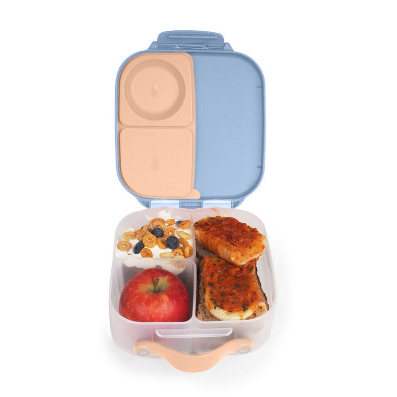 b.box Mini Lunchbox | Bento Box with 3 Compartments (2 Leakproof) | Ideal for Toddlers, Kids Lunch & Snacks | Fits Whole Piece of Fruit | BPA Free - Image 1
