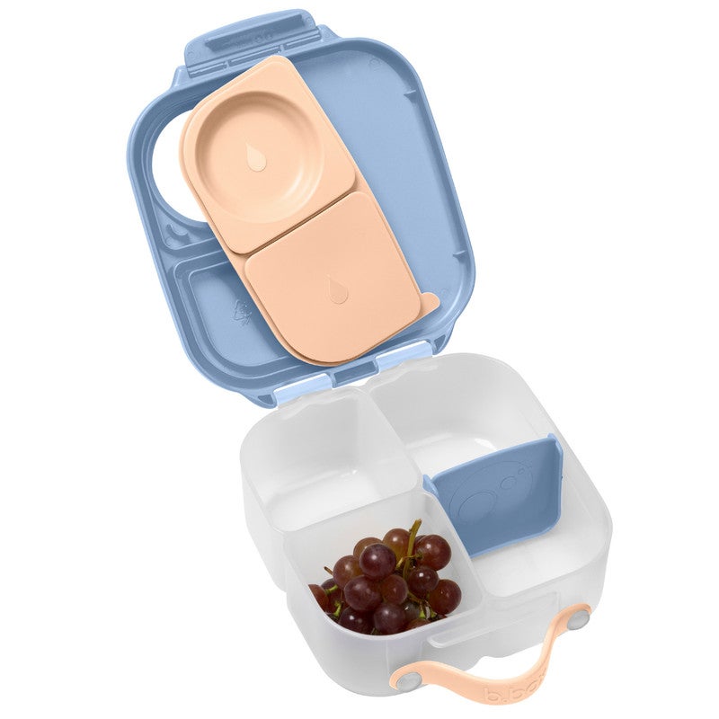b.box Mini Lunchbox | Bento Box with 3 Compartments (2 Leakproof) | Ideal for Toddlers, Kids Lunch & Snacks | Fits Whole Piece of Fruit | BPA Free - Image 3