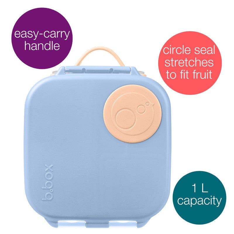 b.box Mini Lunchbox | Bento Box with 3 Compartments (2 Leakproof) | Ideal for Toddlers, Kids Lunch & Snacks | Fits Whole Piece of Fruit | BPA Free - Image 2