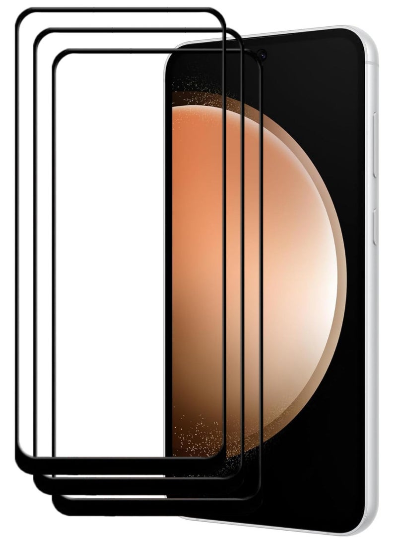 ACLIX 3 Pieces Antistatic ESD Dustproof Premium Quality High Definition Tempered Glass Screen Protector Designed For Samsung Galaxy S23 FE - Image 1
