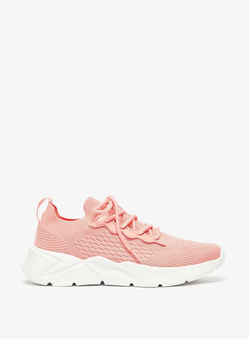 OAKLAN Textured Lace Up Womens' Sports Shoes