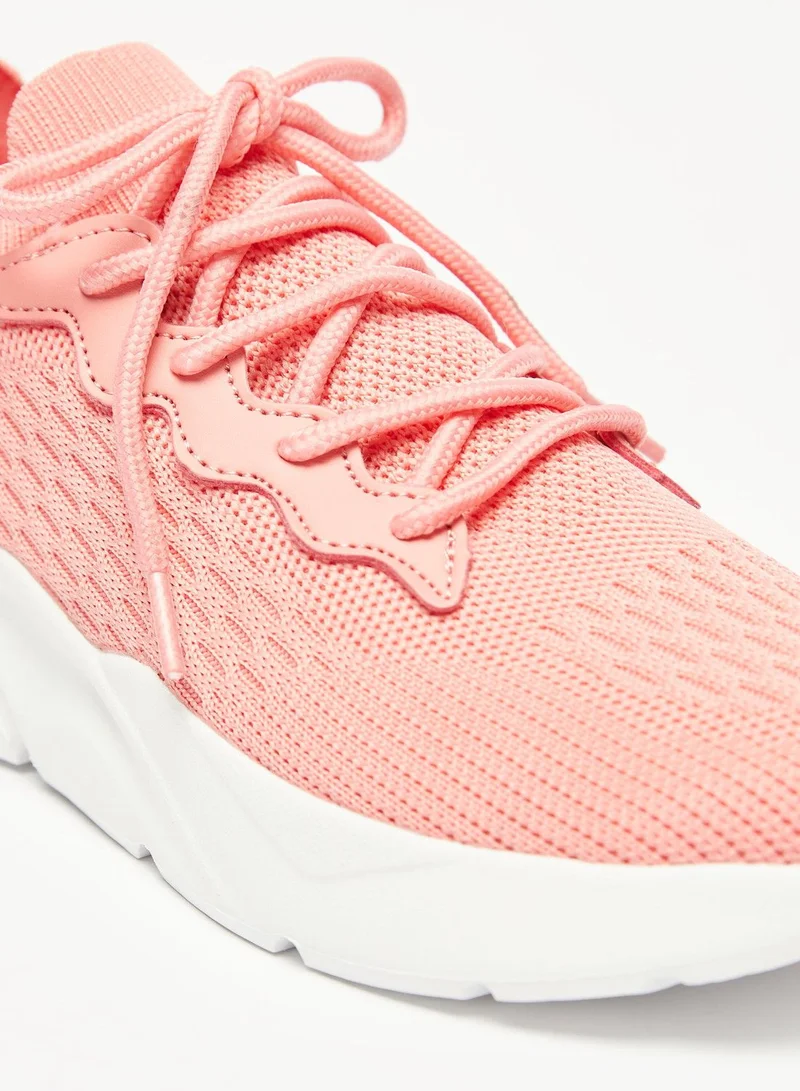 OAKLAN Textured Lace Up Womens' Sports Shoes