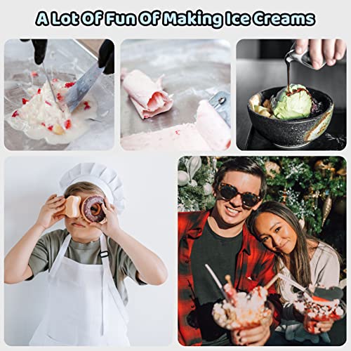 JoyMech Ice Cream Roll Maker Rolled Ice Cream Machine, Sweet Spot Pan, Instant Cold Plate, Ideal for Making Rolled Ice Cream Soft Serve Slushies Frozen Yogurt Sorbet and Gelato (Lavender) - Image 5