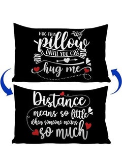 The Purple Tree Long Distance Hug Pillow for Valentine's Day Gift (Pack of 1, 12x20Inch) Great Gift for Boyfriend, Girlfriend, Valentine Day Gift, Best Gift for Couple (Black) - pzsku/Z4EF3C6083F9EF41F4F5CZ/45/_/1737721134/6c632330-9ddf-4574-803a-12d81e4474c8