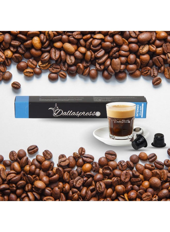 Dallaspresso Intenso Coffee Capsules Pack of 9 – Nespresso Compatible, Finest Roasted Coffee Beans, Rich & Bold Flavor - Image 5