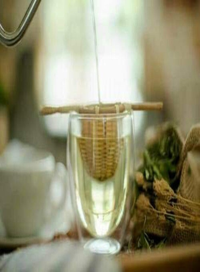 BanBao Bamboo Tea Infuser Colander, Weaved Bamboo Infuser, Tea Strainer - Image 4