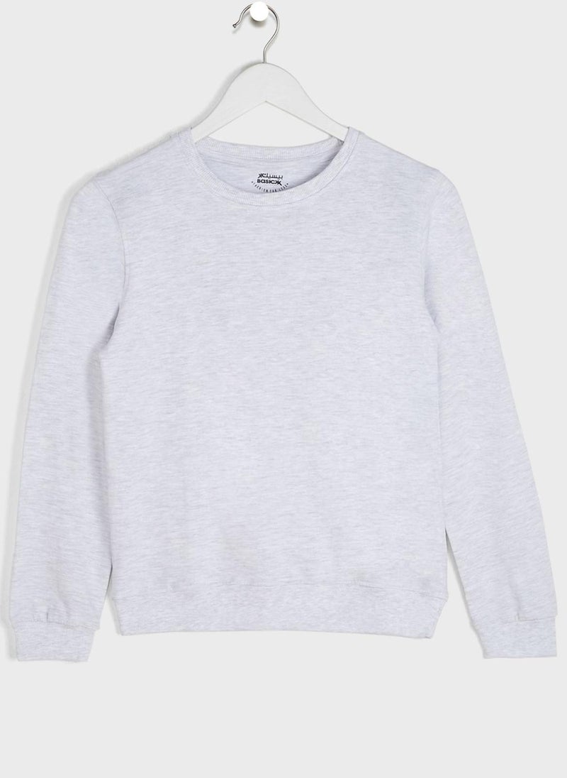 Basicxx - Kids Basic Sweatshirt - Image 1