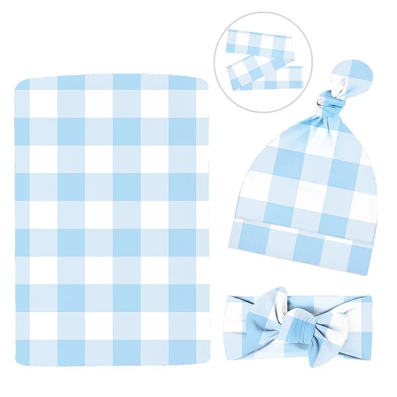 Bluejw 3 Piece Newborn Swaddle Set - Summer Baby Swaddle Blankets for Swaddlers - Soft & Breathable - Image 5