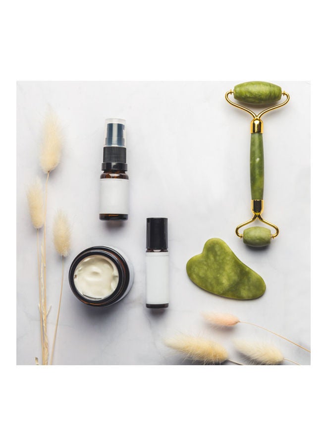 Loquat Jade Roller Guasha Skin Scraper Facial Massager Set - Image 5