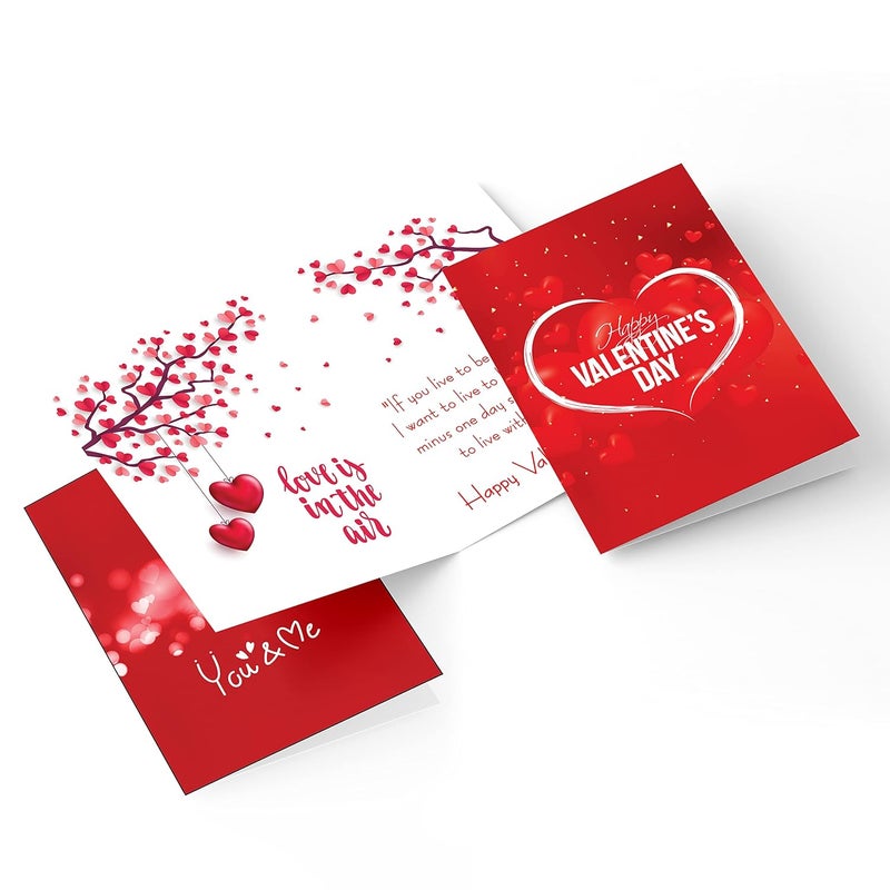 FlyBuy HUB FlyBuy Hub Valentine Love Card Valentines Day Greeting Card for Husband Wife Girlfriend Boyfriend Couples Special Game Card Pack of 1 Design 1  - Image 1