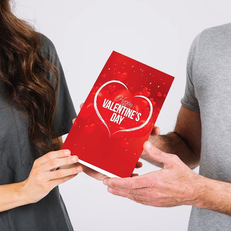 FlyBuy HUB FlyBuy Hub Valentine Love Card Valentines Day Greeting Card for Husband Wife Girlfriend Boyfriend Couples Special Game Card Pack of 1 Design 1  - Image 3