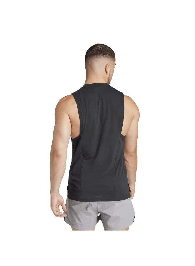 Adidas D4T Tank Black Training Tops For Men XS