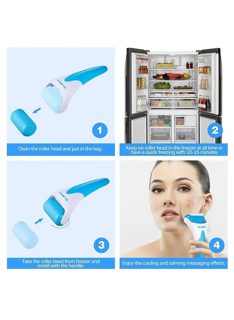 Ice Roller For Face and Eye Puffness Relief Facial Cold Compress Massage Care Device Facial Ice Compress Tool - Image 5
