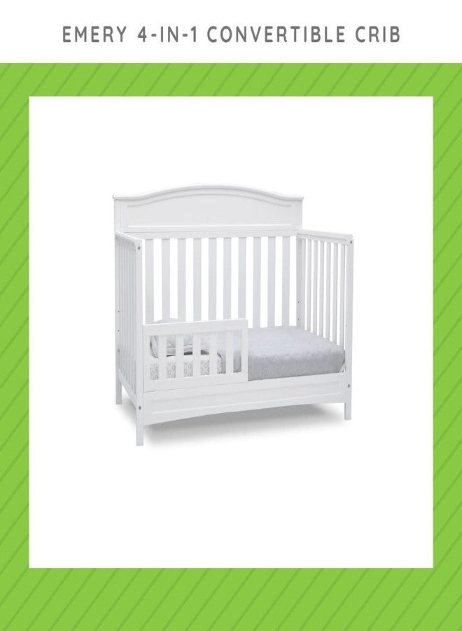 CC KITS Toddler Bed Safety Guard Rail Compatible with Delta Children Convertible Cribs - Solid Wood Rail for Convertible Crib to Toddler Bed Conversion - Safety Guard Rail for Children (White - 100, #0080) - Image 3