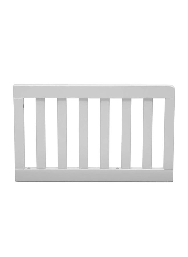 CC KITS Toddler Bed Safety Guard Rail Compatible with Delta Children Convertible Cribs - Solid Wood Rail for Convertible Crib to Toddler Bed Conversion - Safety Guard Rail for Children (White - 100, #0080) - Image 1