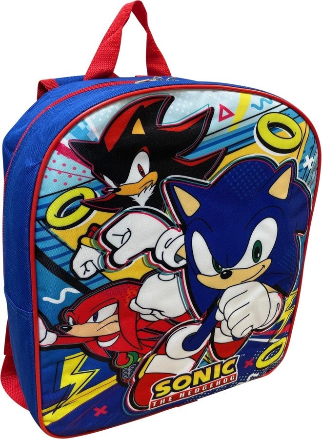 روز حقيبة ظهر مدرسية مرخصة للأطفال من روس سونيك ذا هيدجهوج مقاس 15 بوصة (سونيك 2) - Image 3