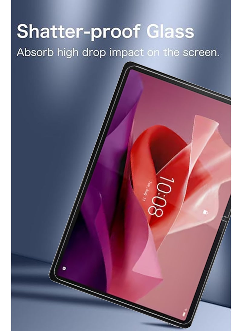 حماية شاشة زجاجية مقسّاة لجهاز Lenovo Tab P12 - 12.7 بوصة – شفافية عالية، لمسة رقيقة، مضادة للانفجار، حواف سلسة، تركيب سهل، واقي شاشة لجهاز Lenovo Tab P12 - 12.7 بوصة - Image 3