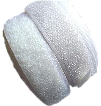 SAI Balaji 25 Meters Each Regular Hook Tape and Regular Loop Tape_20 MM_White Color ASECL - Image 2