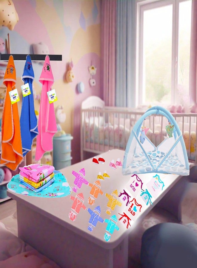 Toddylon All in One Daily Essential in One Pack 36 in 1 New Born Baby Products Gift Packs | Hospital Kit Combo | Infants Boys Girls | Perfect for Newborns | Ideal for 0–6 Months (Blue) - Image 4