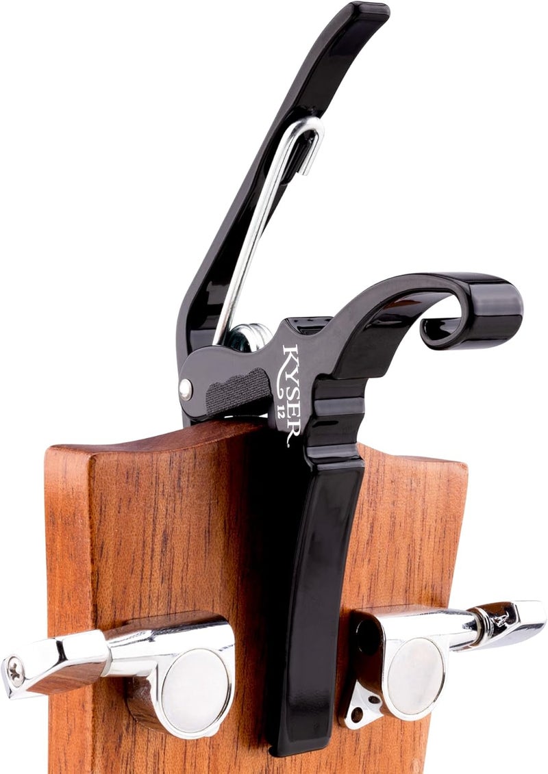 Kyser Quick-Change Guitar Capo for 12-String Guitars, Black, KG12B - Image 4
