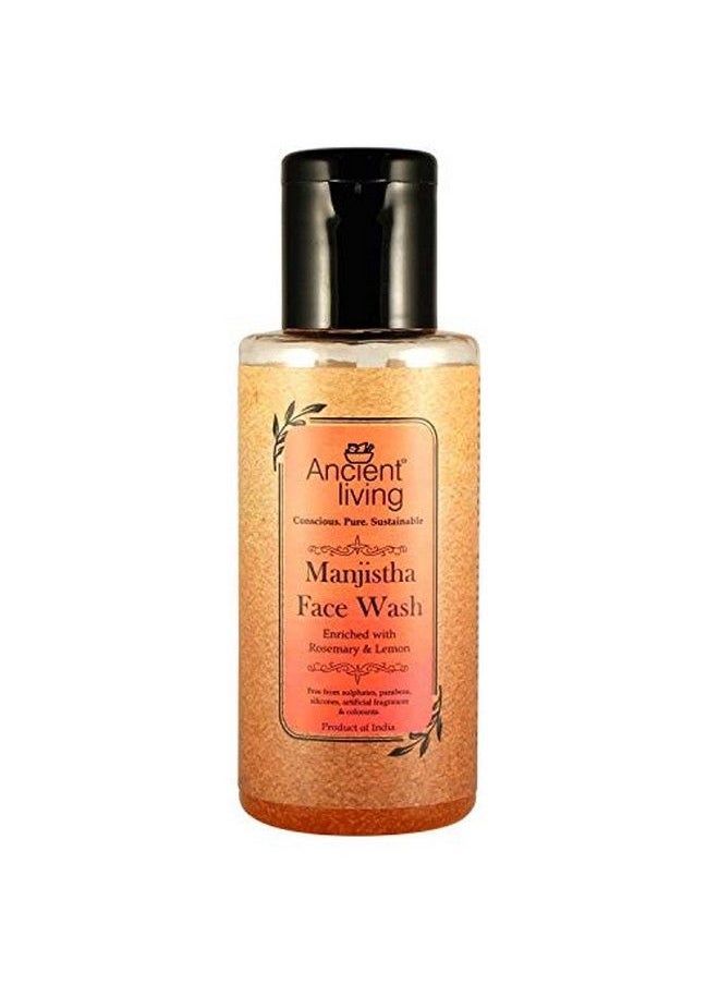Ancient Living Manjistha Face Wash Purifying Face Cleanser For All Skin Types 100 Ml  - Image 1