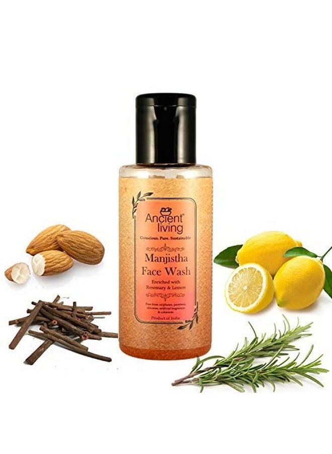 Ancient Living Manjistha Face Wash Purifying Face Cleanser For All Skin Types 100 Ml  - Image 4