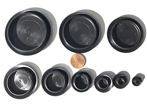 Caplugs 90 Piece Flush Mount Black Hole Plug Assortment for Auto Body and Sheet Metal - Image 1