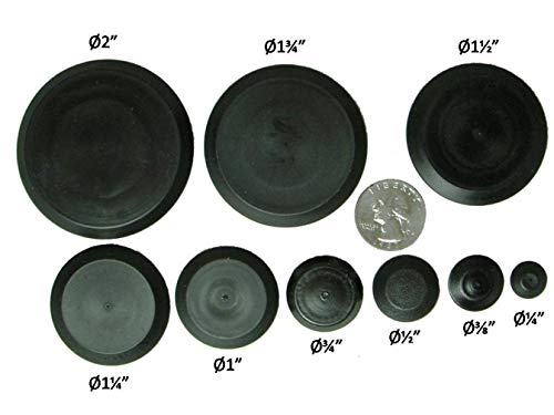 Caplugs 90 Piece Flush Mount Black Hole Plug Assortment for Auto Body and Sheet Metal - Image 3